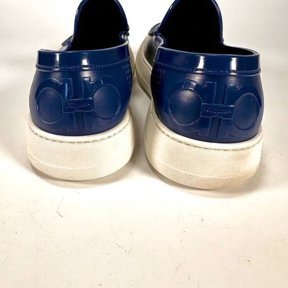 Salvatore Ferragamo Men's Fury 2 Synthetic Loafers/Boat Shoes Size 9 - Picture 7 of 16